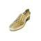 Pantofi dama cu perforatii Irina, piele naturala, Gitanos, Bej, 36 EU