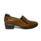 Pantofi dama cu perforatii Irina, piele naturala, Gitanos, Maro, 40 EU