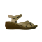 Sandale dama din piele naturala, Amza, Gitanos, Bej, 39 EU