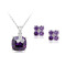 Set bijuterii Exquisite Purple Stone