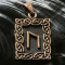 Pandantiv bronz runa Uruz