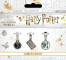 Set charmuri placate argint licenta Harry Potter - Expressul Hogwarts, Hogwarts Express Ticket si Pl