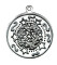 Pandantiv cu lantisor Twr Tewdws, placat cu argint, talisman zodiac celtic (01-23 April)