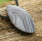 Pandantiv piatra semipretioasa Agata de Botswana 30mm
