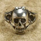 Inel argint Poison Ring Craniu