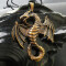 Pandantiv bronz Dragon inaripat 