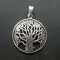 Talisman argint Copacul Vietii cu frunze 3.5 cm