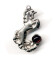 Pandantiv Unicorn, talisman pentru fericire, frumusete, puritate, dragoste si putere, 3 cm