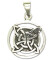 Pandantiv amuleta din argint pentru vitalitate Rob Ray Simboluri Mistice - Nod Celtic cu 4 Lobi