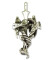 Pandantiv amuleta din argint pentru protectie si spiritualitate Rob Ray Simboluri Mistice - Dragon p