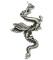 Pandantiv amuleta din argint pentru iubire si implinire Rob Ray Simboluri Mistice - Dragonul de Apa