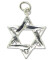 Pandantiv amuleta din argint pentru intelepciune Rob Ray Simboluri Mistice - Steaua lui David
