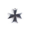 Pandantiv Crucea Malteza , talisman pentru curaj si loialitate, 3.2 cm