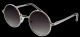 Ochelari de soare John Lennon Mov inchis - Argintiu