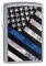 Brichetă Zippo 29551 Blue Line Police Flag
